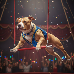 Dog Takes Flight